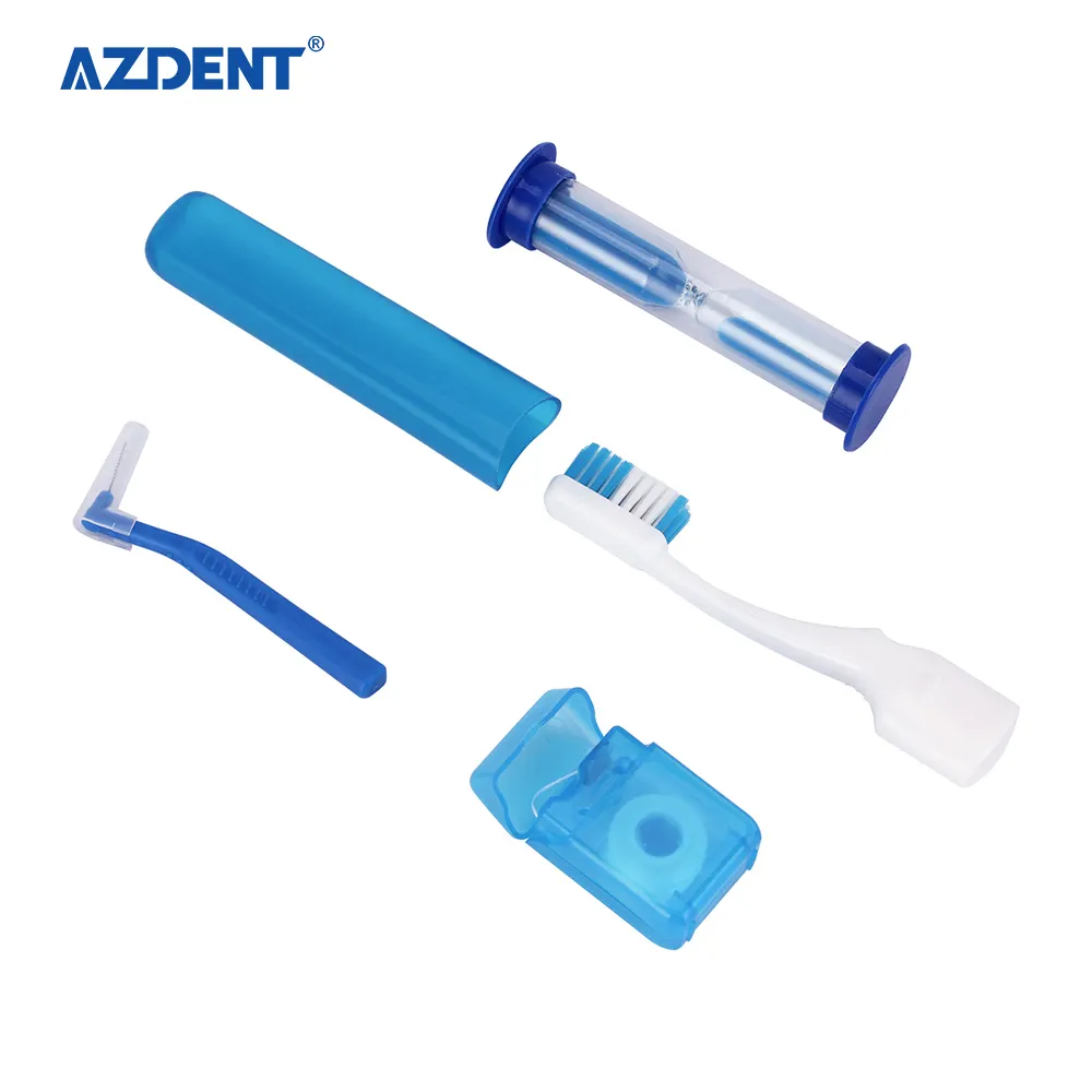 Produk Kebersihan Mulut Gigi 8 Dalam 1 Warna Biru Disetujui CE