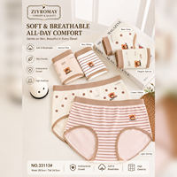 Al por mayor Bragas de mujer con estampado de oso y letras, de tiro medio, suaves, transpirables, de alta elasticidad, con refuerzo antibacteriano 7A, directo de fábrica OEM6