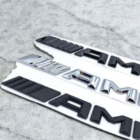 Autocollant de logo AMG en plastique ABS pour voiture, emblème de voiture, décalcomanie