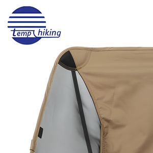 Folding Camping Chair Outdoor Portable Lounge Seat Aluminum Frame Oxford Cloth Minimalist Design Beach <b>Garden</b> Park Furniture - Product Image 5