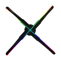 Nouveau modèle d'écran holographique 3D numérique haute résolution avec ventilateur LED 3D 42cm/ 52cm/ 65cm à 4 pales