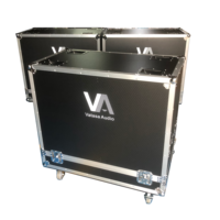 Flight case robuste et antichoc sur mesure pour équipement d'éclairage de scène DJ Vatasa Audio, en aluminium