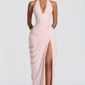 Ocstrade Abiti da <span class=keywords><strong>Sera</strong></span> Eleganti da Donna con Scollo a V, Sexy, con Schiena Scoperta e Spacco Alto, per Feste ed Eventi - Product Image 4