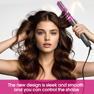 مكواة تجعيد متعددة الأيونات 6 في 1 متعددة الاستخدامات ، مكواة تجعيد فرنسية شاملة لتنعيم وتجفيف الشعر المتنوعة - Product Image 6