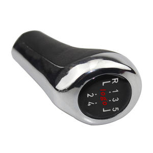 Pommeau de levier de vitesse en aluminium chromé pour voiture BMW, 6 vitesses, logo M, pour modèles E46 E63 - Product Image 2