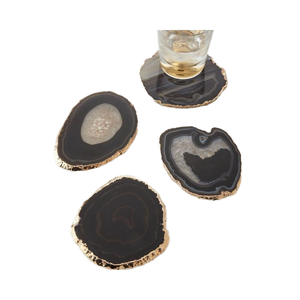 OEM Indian Custom Eco-Friendly Antique Imitation Stylish Tabletop <b>Agate</b> Stone <b>Coaster</b> Set Natural Design Crafts Home Decor - Product Image 1
