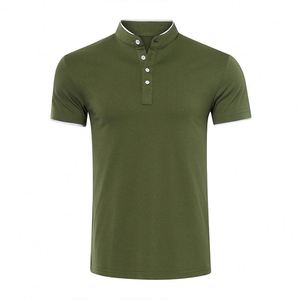Polo de Manga Corta para <span class=keywords><strong>Hombre</strong></span>, Estilo Verano 2026, de Alta Calidad, <span class=keywords><strong>Camiseta</strong></span> Lisa para <span class=keywords><strong>Hombre</strong></span> de Negocios - Product Image 1