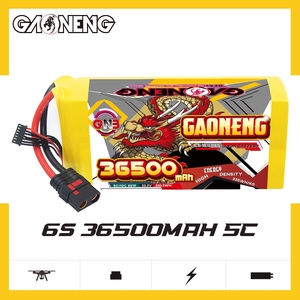 Gaoneng แบตเตอรี่ Li-ion 5C 36.5AH ขนาดใหญ่รุ่น gnb 6s 22.2V 36500mAh QS8 10C แบบกึ่งแข็งที่ระบุไว้เครื่องบิน UAV สี่ใบพัดขนาดใหญ่ FPV - Product Image 2