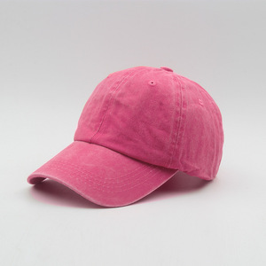 <strong>Hotsale</strong> Custom Embroidered Trucker Caps Washed Color Mesh <strong>Hats</strong> 6 Panel Cotton Baseball Cap with Logo - Product Image 6