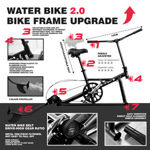 Vélo aquatique gonflable Spatium Foldable Storage 0.9 PVC, abordable et amusant, pour piscine et <span class=keywords><strong>lac</strong></span>. - Product Image 3