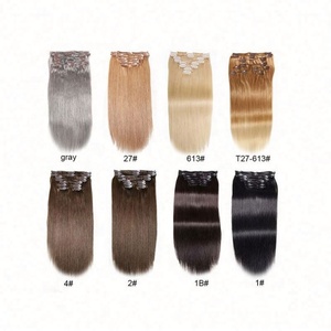 ISWEET Cheveux Humains Vierges Brésiliens Remy Double Trame Style Personnalisé Ondulé Profond Bouclé Extension à Clip Traitement à la Machine Cuticule Intacte - Product Image 4