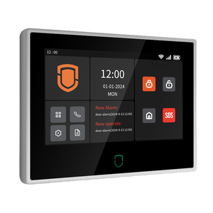 7-inch màn hình cảm ứng đầy đủ 4 gam GSM wifi không dây an ninh nhà thông minh hệ thống báo động với AC mất điện báo động - Product Image 6