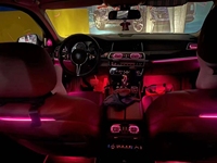 Kit d'éclairage d'ambiance intérieur LED 256 couleurs Symphony pour BMW Série 5 F10 F11 2012-2017, accessoires de mise à niveau pour les bandes de ventilation