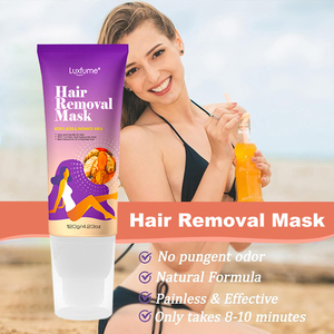 Crème dépilatoire hydratante et blanchissante au curcuma pour zones intimes – Vente en gros - Product Image 4