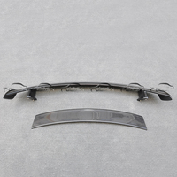 Becquet de coffre noir en Fiber de carbone Style R8, aileron postérieur sombre, aile de queue de canard, pour Audi TT MK2 2011 +