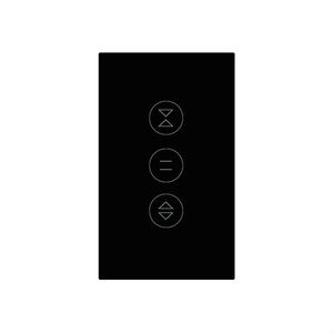 Tuya AC100-250V US Standard White and Black Color Smart Curtain <b>Touch</b> <b>Switch</b> - Product Image 1