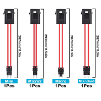 Tambahkan sambungan sekring mini tipis Micro2, dudukan sekring 32V low ATC ATO untuk mobil, truk, SUV.