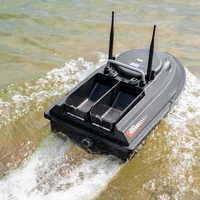 Bateau télécommandé Flytec V066 GPS 12V 20A Brushless 1KM 20km/h 4 heures d'autonomie 3kg de charge 200 points GPS Retour automatique pour la pêche en mer