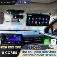 ACAR Carplay Android 10,25 ''Entretenimiento Smart TV Pantalla táctil Reproductor de DVD para coche Parasol para Infiniti FX 2013-2016