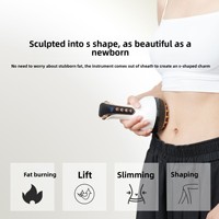 Brosse Méridienne Électrique Vibrante Chauffante Populaire, Instrument de Massage Abdominal pour Amincissement, Remodelage Corporel et Drainage