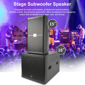 Haut-parleurs professionnels ODM en néodyme 18 pouces, meilleur subwoofer DJ extérieur, subwoofer de basses puissant 2400 watts, haut-parleur 18 pouces - Product Image 2