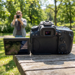 Cámara <span class=keywords><strong>Canon</strong></span> <span class=keywords><strong>EOS</strong></span> <span class=keywords><strong>90D</strong></span> de 32.5MP con Kit de Video 4K y Lente IS STM de 18-135mm, Venta al Por Mayor, Certificada, Usada, de Primera Calidad - Product Image 2