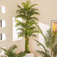 Décoration d'arbre artificiel de bonne qualité 2024, palmier artificiel pour la maison, le jardin, l'extérieur, plantes artificielles