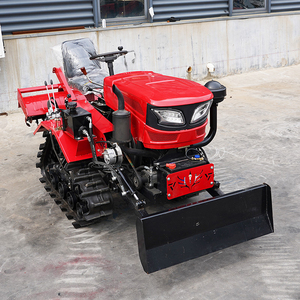 Serres agricoles d'approvisionnement d'usine <span class=keywords><strong>Moissonneuse</strong></span>-batteuse Rotary Tiller Cultivator 35 hp Mini Tracteur sur chenilles - Product Image 5