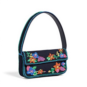 Nuevo Bolso de Lona de Moda de la Mejor Calidad con Estampado Floral Colorido, Colores Mezclados, Forma Personalizada, Bolso Promocional de Uso Diario para Mujer - Product Image 3