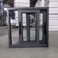 Ventanas Corredizas con Marco de Aleación de Aluminio, Mosquitera, Precio Directo de Fábrica, Ventana Corrediza de Aluminio Insonorizada Personalizada para Edificios