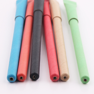 <span class=keywords><strong>ปากกา</strong></span>กระดาษคราฟท์ส่วนบุคคลส่งเสริมการขายโลโก้ที่กำหนดเองเป็นมิตรกับสิ่งแวดล้อมปากกาคู่กระดาษรีไซเคิลปากกา - Product Image 3