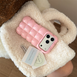 เคสโทรศัพท์สีพื้นทรงใหม่สไตล์สาวหวานสำหรับ iPhone 17 Air 16 15 Plus Pro Max, เคส iPhone 18 Pro Max 2026 แบบ 3 มิติ - Product Image 3