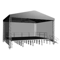 Luminum-armazón de altavoz de matriz lineal, armazón de torre de elevación de aluminio