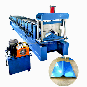 Máy cắt thép tự động mạ kẽm Ridge cap kẽm tấm lợp hồ sơ cuộn tạo thành máy - Product Image 1