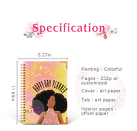 Carnet de notes mini format A3 A4 A5 A6 A7 à spirale pour l'école avec couverture en PVC/tissu/papier/PP, services d'impression personnalisés pour boîte