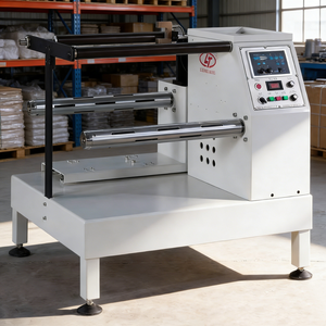 Machine <span class=keywords><strong>de</strong></span> laminage à rebobinage automatique haute précision avec correction des bords, compteur métrique, format <span class=keywords><strong>de</strong></span> papier max. 400 mm, marque Lingtie - Product Image 2