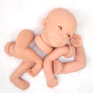 Peluche 18 pouces <span class=keywords><strong>Reborn</strong></span> Baby DIY Kit Pièces de corps <span class=keywords><strong>en</strong></span> <span class=keywords><strong>silicone</strong></span> avec tous les trucs de bébé Cartoon Fashion Doll Style - Product Image 3