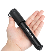 RIDERACE Tragbare Mini-Fahrradpumpe für Schrader- und Presta-Ventile, MTB- und Rennrad-Reifenpumpe, Handluftpumpe mit Nadel und Schlauch für Radfahren