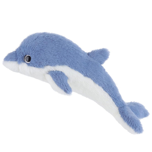 Peluche di Delfino Blu Scuro di Alta Qualità Personalizzabile 12 Pollici, Simpatici Animali di Peluche Cartoon, <span class=keywords><strong>Regali</strong></span> <span class=keywords><strong>Speciali</strong></span> Abbracciabili per Bambini e Amici - Product Image 1