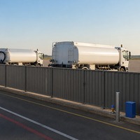 Clôture en acier prépeint haute altitude pour l'observatoire et les installations de recherche, mur en métal ondulé résistant au vent