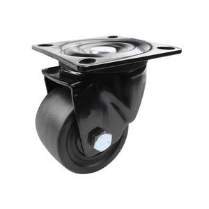 CMCL Hoch leistungs rollen Räder <span class=keywords><strong>Nylon</strong></span> Low Profile <span class=keywords><strong>Caster</strong></span> 3 Zoll Pa Universal Mit Brems rolle - Product Image 4