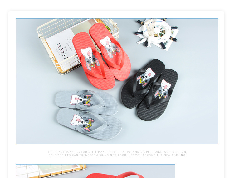 Custom Printed PE PVC Flip-flops Slippers for Women New Styles Men Filpflops