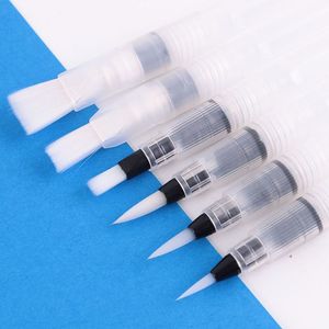6Pcs Thiết Lập S M L Đầu Phẳng Nước Hòa Tan Màu Vẽ Bút Chì Màu Nước Màu Bàn Chải Bút Aqua <span class=keywords><strong>Graphix</strong></span> Bút Sơn Bàn Chải - Product Image 5