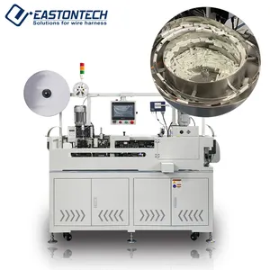 EW-8150 Automatische Flexibele Draad Dompelen Tin En Plug Plastic Shell Terminal Crimpmachine Auto Strippen Terminal Machine