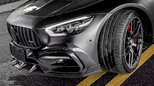 Parachoques delanteros de piezas de coche de fibra de carbono Real seco de alta calidad para <span class=keywords><strong>Mercedes</strong></span> <span class=keywords><strong>AMG</strong></span> GT63S parachoques de coche de labio delantero de carbono seco superior - Product Image 6