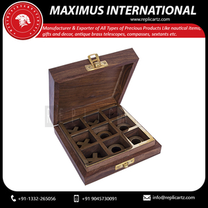 Juego de Tic Tac Toe de madera hecho a mano, adorno decorativo para mesa, juego de mesa de tres en raya, juguete educativo para niños. - Product Image 4