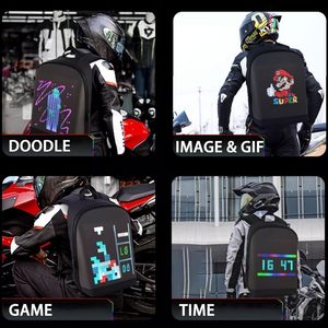 Mochila Inteligente LED Taysem T2, Ligera, con Diseño de Puntos, Unisex, Deportiva e Informal - Product Image 3