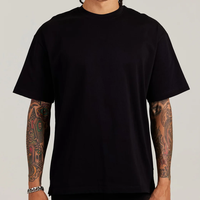 T-shirt Homme Personnalisé Col Rond Coupe Slim Extensible Séchage Rapide Formel Léger Respirant Gym Fitness 100% Coton Tricoté Vente en Gros
