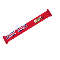 Écharpe tricotée personnalisée avec motif du drapeau des Bahamas, écharpe douce et extensible en polyester avec pompons pour un usage quotidien en hiver et pour offrir en cadeau lors des fêtes