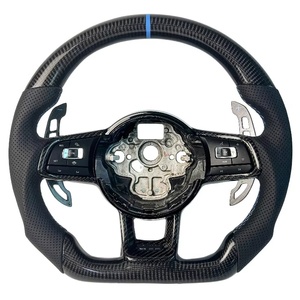 พวงมาลัย Carbone volant แบบกำหนดเองสำหรับ VW <span class=keywords><strong>Golf</strong></span> POLO <span class=keywords><strong>Sedan</strong></span> Beetle Tiguan MK6 MK7.5 MK7 - Product Image 2